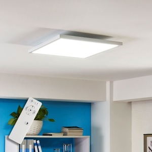 Lampenwelt.com, Quadratisches LED-Panel Philia, 40cm 3.000K-6.000K, 