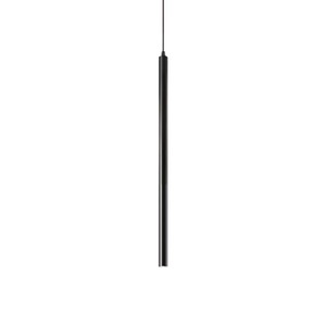 Ideallux, Ideal Lux Ultrathin LED-Hängelampe Ø 3cm schwarz, Ideal Lux Ultrathin LED-Hängelampe Ø 3cm schwarz