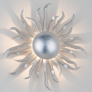 J. Holländer, Wandleuchte Sonne Ø 45 cm silber, Wandleuchte Sonne Ø 45 cm silber