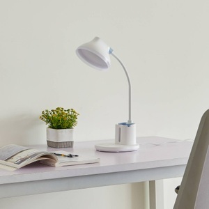 LINDBY, Lindby Zephyra LED-Tischleuchte, CCT, 8W, weiß, Lindby LED-Tischleuchte Zephyra, weiß, CCT, dimmbar