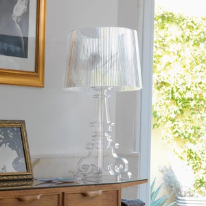 KARTELL, Kartell Bourgie - LED-Tischleuchte, transparent, KARTELL - Tischleuchte BOURGIE - 37/37/78 cm