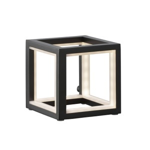 Sompex, LED-Tischleuchte Delux, schwarz, 12 cm, Sompex, Tischlampe, Sompex DELUX T LED 3,6W SCHW, 12x12CM Tischlampe,