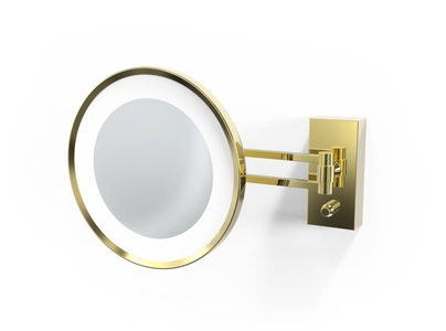Decor Walther, Decor Walther BS 36 LED-Kosmetikspiegel, gold, Decor Walther BS 36 LED-Kosmetikspiegel, gold