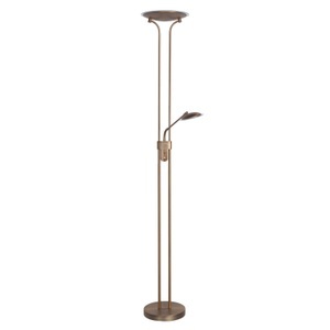 Hight Light B.V., Zierlicher LED-Deckenfluter Lunera mit Leselampe, Zierlicher LED-Deckenfluter Lunera mit Leselampe
