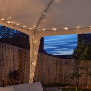 SMART GARDEN, LED-Solar-Lichterkette Gazebo, 140-flammig, LED-Solar-Lichterkette Gazebo, 140-flammig