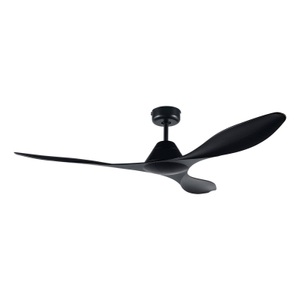 Eglo, Deckenventilator Nevis, schwarz matt, 