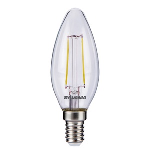 LED-Kerzenlampe E14 ToLEDo 2,5W 827 klar
