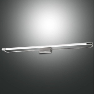 Fabas Luce, LED-Wandleuchte Rapallo, chrom, IP44, 80 cm, Fabas Luce - Badezimmerleuchte RAPALLO - chromfarbig - Metall - 8/80/5 cm
