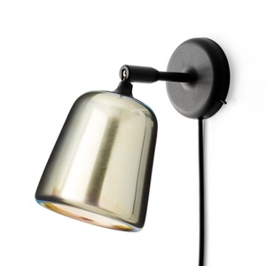 New Works, New Works Material Originals Wandlampe, Stahl gelb, New Works Material Originals Wandlampe, Stahl gelb