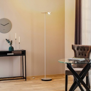 BOPP, Bopp Share LED-Deckenfluter mit Leselampe, alu, BOPP Led-stehleuchte , 93840009 Share , Metall , 180 cm , eloxiert,eloxiert , 003226017001