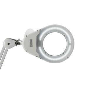 Maul, MAUL LED-Lupenleuchte MAULviso mit Standfuß weiß, MAUL LED-Lupenleuchte MAULviso, Armlänge 310 mm, mit Standfuß, weiß