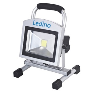 Ledino, 20-Watt-Akkustrahler Köpenick 210 m. Magnetfüßen, LED-Baustrahler Köpenick 209 Magnetfüße 20W 10,4Ah