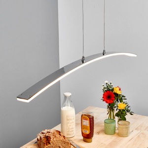 Lampenwelt.com, Lorian - bogenförmige LED-Pendelleuchte, LED-Pendelleuchte Lorian