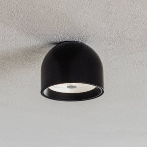 Flos, Flos - Wand- Deckenleuchte WAN - Metall - schwarz - 8.9 cm, Wandleuchte Wan metall schwarz Deckenleuchte - Flos schwarz en metall