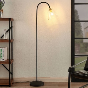 LUCANDE, Lucande Anjita Stehleuchte, Glasschirm, Lucande Anjita Stehleuchte, Glasschirm