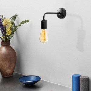 Home, Home - Wandleuchte Denge - Schwarz, Wandlampe Denge 3434 mit offener Fassung, schwarz
