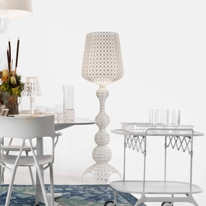 KARTELL, Kartell Kabuki - LED-Stehlampe, weiß, Stehleuchte Kabuki Indoor plastikmaterial weiß / LED - H 165 cm - Kartell weiß en plastikmaterial