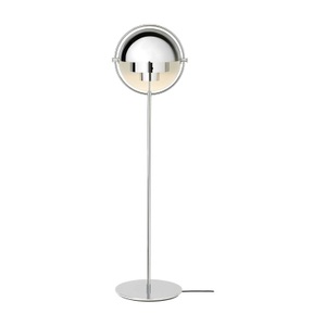 GUBI, Gubi-Multi-Lite Stehleuchte, Chrome/Chrome, GUBI Stehleuchte Multi-Lite, Höhe 148 cm, chrom/chrom