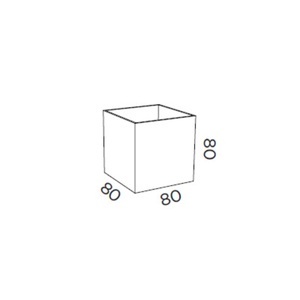 Pujol, Quadratische LED-Wandleuchte Basic, nickel, Quadratische LED-Wandleuchte Basic, nickel