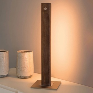 HerzBlut, HerzBlut Leonora LED-Tischleuchte Nussbaum, HerzBlut Leonora LED-Tischleuchte Nussbaum