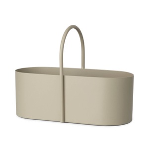ferm living, Grib Korb - Ferm Living beige en metall, Korb Grib metall beige - Ferm Living beige en metall