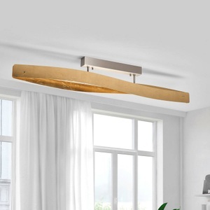 LED-Deckenleuchte Lian mit Schlagmetallfinish
