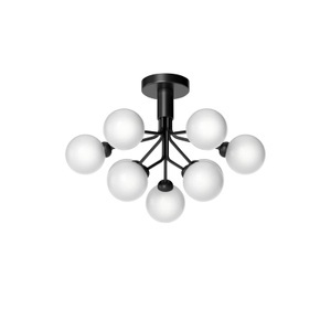 NUURA, Nuura Apiales 9 Ceiling Deckenlampe, schwarz/opal, Nuura Apiales 9 Ceiling Deckenlampe, schwarz/opal
