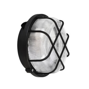 Deko-Light, Feuchtraum-Anbauleuchte Syrma, IP44, rund, schwarz, 