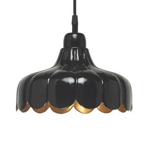 PR Home, PR Home Wells Small Hängelampe Ø24cm, schwarz/gold, PR Home Hängelampe Wells Small schwarz/gold Ø 24 cm Stecker