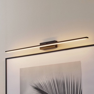 EULUNA, LED-Wandleuchte Miroir 80 cm schwarz 4000K, LED-Wandleuchte Miroir 80 cm schwarz 4000K