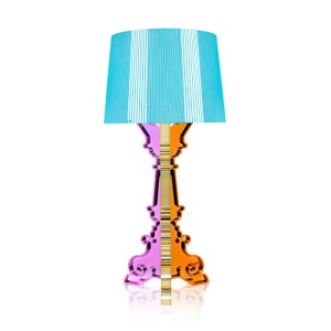 KARTELL, Kartell-Bourgie Lampe, hellblau, Tischleuchte Bourgie plastikmaterial blau azurblau - Kartell blau en plastikmaterial