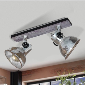 Eglo, Industrie-Deckenleuchte Barnstaple 2fl, EGLO LED Deckenspot »BARNSTAPLE«, 2 flammig