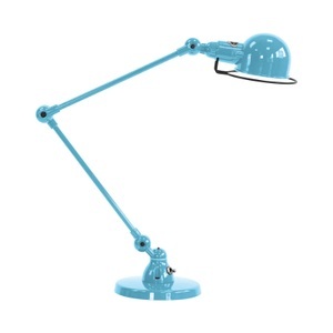 Jieldé, Jieldé-Signal SI333 Schreibtischlampe 60 cm, Hellblau, Jieldé Signal SI333 Tischlampe mit Fuß, blau