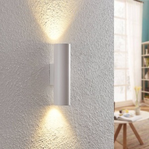 ARCCHIO, Arcchio Dilana Wandleuchte, rund, 2-fl., weiß, Arcchio Wandleuchte Brinja, 2-flammig, weiß, rund, GU10