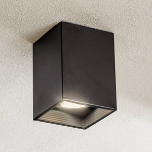 LUMINEX, Deckenspot Downlight square schwarz, Breite 11,5cm, Deckenspot Downlight square schwarz, Breite 11,5cm