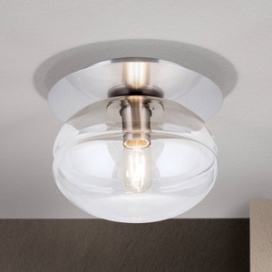 Orion, Deckenleuchte Richard, Metall chrom, Glas klar, Deckenleuchte Richard, Metall chrom, Glas klar