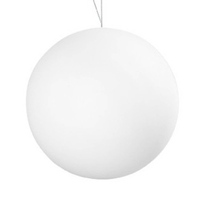 Linea Light, Hängeleuchte Oh weiß energiesparend 55 cm, Hängeleuchte Oh weiß 55 cm