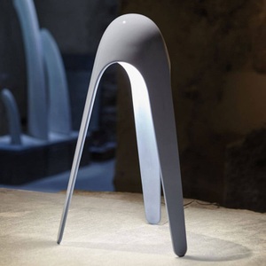 Martinelli Luce, Martinelli Luce Cyborg - LED-Tischleuchte, grau, Tischleuchte Cyborg LED metall grau - Martinelli Luce grau en metall