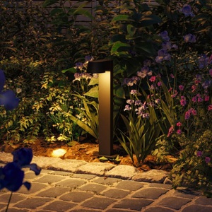 Paulmann, Paulmann Capea LED-Wegeleuchte mit Goldlicht, Paulmann 94715 Capea 2200K Wegeleuchte LED 6 W Schwarz