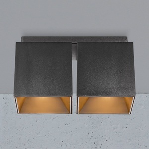 Nordlux, Nordlux 2110410103 Ethan 2-Spot Aufbauleuchte GU10 Schwarz (matt), Nordlux Spot Ethan 2x GU10 Schwarz - Aluminum | Max. 100W