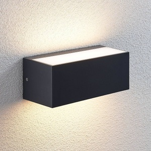 Lampenwelt.com, LED-Außenwandleuchte Nienke, IP65, 23 cm, LED-Außenwandleuchte Nienke, IP65, 23 cm