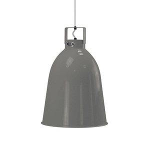 Jieldé, Jieldé Clément C360 Hängelampe grau glanz Ø 36cm, Jieldé Clément C360 Hängelampe grau glanz Ø 36cm