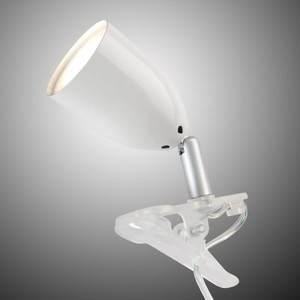 Brilliant, Moderne LED Klemmleuchte LEO in Weiß, Moderne LED Klemmleuchte LEO in Weiß