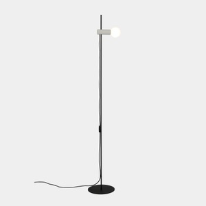 LEDS-C4, LEDS-C4 Nude Single Stehleuchte E27 grau/schwarz, LEDS-C4 Nude Single Stehleuchte E27 grau/schwarz