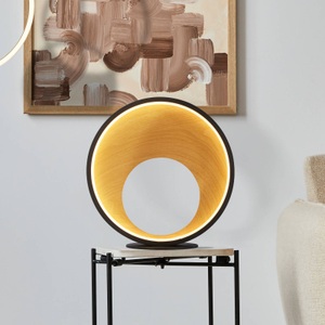 Searchlight, LED-Tischleuchte Curio, Holzoptik, LED-Tischleuchte Curio, Holzoptik