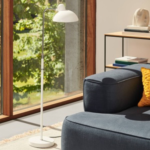 Fritz Hansen, Fritz Hansen-Kaiser Idell 6580-F Stehleuchte, Weiss, FRITZ HANSEN Kaiser Idell 6580-F Luxus Glanz weiß