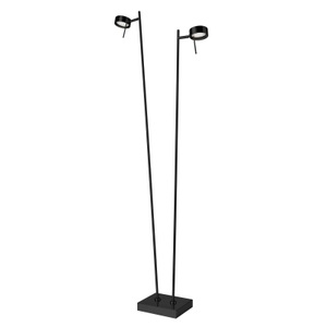 Sompex, LED-Stehleuchte Bling, Dimmer, zweiflammig schwarz, Sompex, Stehlampe, Sompex BLING ST LED 2x5W MATTSCHWARZ Stehlampe,