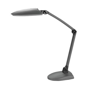 Alco, LED-Tischleuchte 915LED mit Klemme und Standfuß, ALCO LED-Tischleuchte, satinierter Reflektor, Tischklemme bis 60 mm