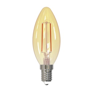Mueller-Licht, Mueller-Licht LED-Leuchtmittel RETRO E14, LED Retro Deko Kerzenlampe gold mit 1,5 Watt, E14, 2000 Kelvin