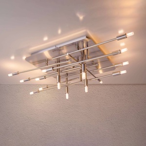 Näve, Deckenleuchte Ancona 14-flammig, stahl, näve Deckenleuchte LED Ancona mit Backlight